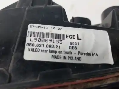 Автозапчасти б/у внутренний левый задний фонарь за porsche cayenne (92a) 4.8 turbo ссылки oem iam   95863109321