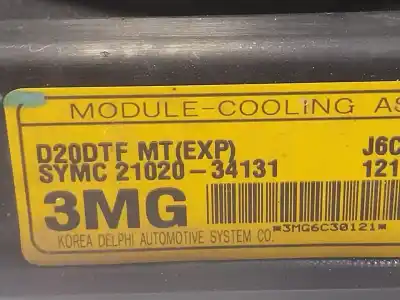 Peça sobressalente para automóvel em segunda mão termoventilador elétrico por ssangyong korando (ck) 2.2 xdi referências oem iam   2102034131