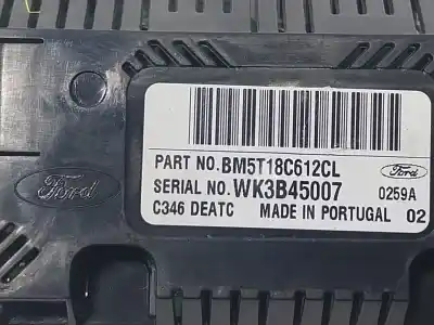 Peça sobressalente para automóvel em segunda mão comando de sofagem (chauffage / ar condicionado) por ford focus iii 1.0 ecoboost referências oem iam 1866942  bm5t18c612cl