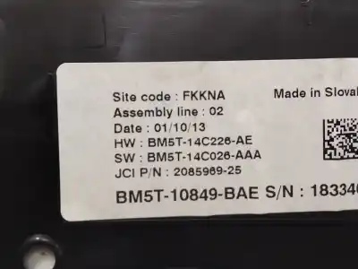 Peça sobressalente para automóvel em segunda mão quadrante por ford focus iii 1.0 ecoboost referências oem iam 1879748  bm5t10849bae