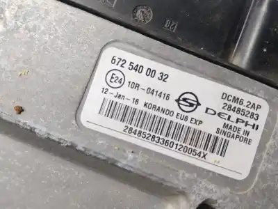 Second-hand car spare part ecu engine control for ssangyong korando (ck) 2.2 xdi oem iam references   6725400032