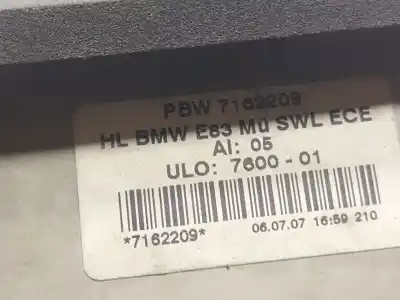 Second-hand car spare part left tailgate light for bmw x3 (e83) 3.0 sd oem iam references 63217162209  7162209