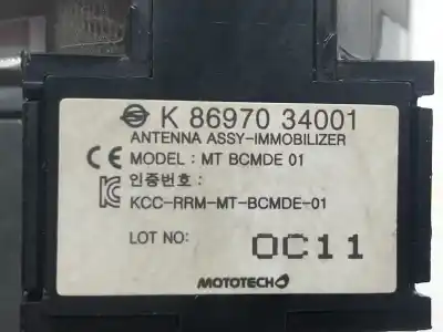 Second-hand car spare part anti-theft device for ssangyong korando (ck) 2.2 xdi oem iam references   8697034001