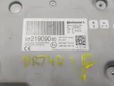 Peça sobressalente para automóvel em segunda mão sistema de áudio / rádio cd por citroen grand c4 spacetourer (3a_, 3e_) 1.6 bluehdi 120 referências oem iam 1623566480  9821909080