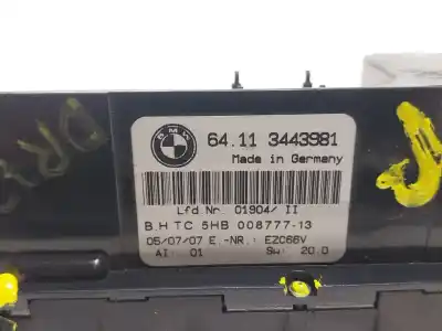 Second-hand car spare part climate control for bmw x3 (e83) 3.0 sd oem iam references 64113443981  64113443981