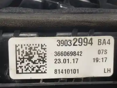 Автозапчасти б/у внутренний левый задний фонарь за opel astra k (b16) 1.6 cdti (68) ссылки oem iam 39032994  39032994