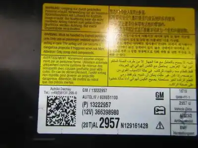Peça sobressalente para automóvel em segunda mão airbag dianteiro direito por opel insignia berlina edition referências oem iam 13222957 608651100 13222957