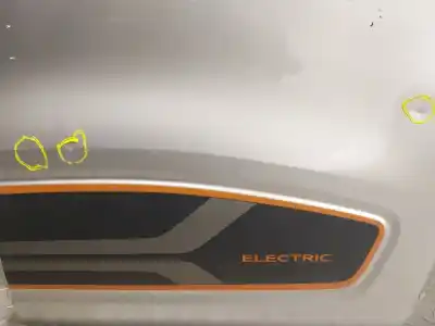 Second-hand car spare part rear left door for dacia spring ev (b6m1) oem iam references 821017002r  