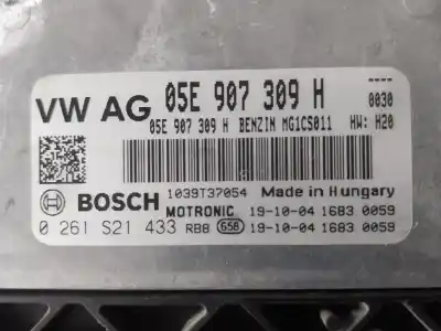 Second-hand car spare part ecu engine control for seat leon (5f1) 1.5 tsi oem iam references 05e906018ar  05e907309h