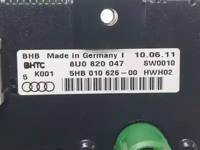 Автозапчасти б/у отопление / кондиционирование воздуха за audi q3 (8ub, 8ug) 2.0 tdi quattro ссылки oem iam 8u0820047  8u0820047