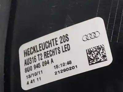 Автозапчастина б/у правий ліхтар для audi q3 (8ub, 8ug) 2.0 tdi quattro посилання на oem iam 8u0945094a  8u0945094a