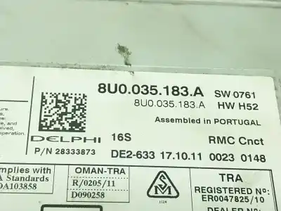 Автозапчасти б/у gps-навигационная система за audi q3 (8ub, 8ug) 2.0 tdi quattro ссылки oem iam 8u0035183c  8u0035183a