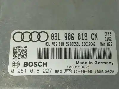 Автозапчасти б/у блок управления двигателем за audi q3 (8ub, 8ug) 2.0 tdi quattro ссылки oem iam 03l906018cn  03l906018cn