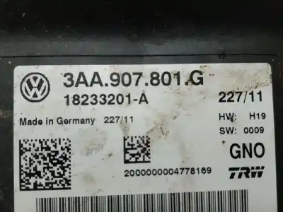 Peça sobressalente para automóvel em segunda mão módulo eletrônico por audi q3 (8ub, 8ug) 2.0 tdi quattro referências oem iam 3aa907801g  3aa907801g