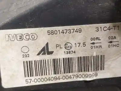 Автозапчастина б/у права фа для iveco daily vi furgón 33s15, 35s15, 35c15 посилання на oem iam   5801473749