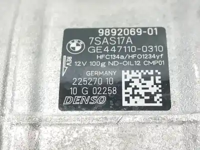 Автозапчасти б/у компрессор кондиционера воздуха за bmw x5 (g05, f95) xdrive 40 d mild-hybrid ссылки oem iam 64529892069  989206901