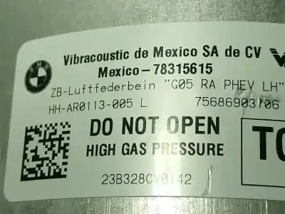 Second-hand car spare part rear left shock absorber for bmw x5 (g05, f95) xdrive 40 d mild-hybrid oem iam references 37106869037  78315615