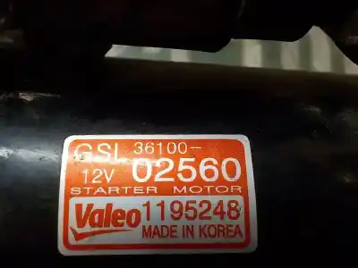 Автозапчастина б/у двигун запускається для hyundai i10 i (pa) 1.1 посилання на oem iam 3610002560 1195248 1195248
