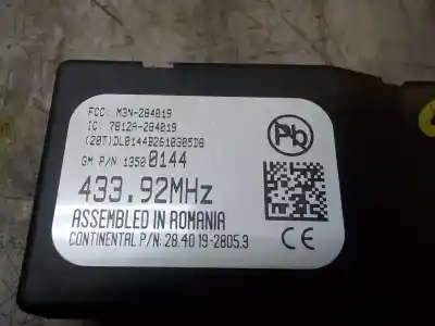 Second-hand car spare part electronic module for opel adam unlimited ecoflex oem iam references   