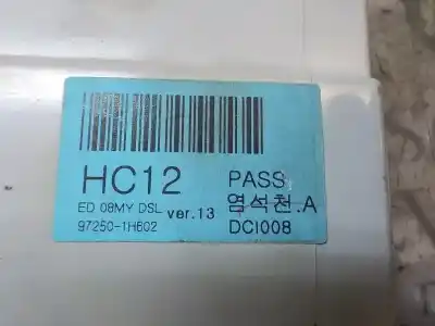 Peça sobressalente para automóvel em segunda mão comando de sofagem (chauffage / ar condicionado) por kia pro_cee´d 2.0 crdi referências oem iam 972501h602eq  972501h602