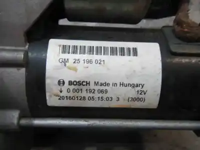 Second-hand car spare part starter motor for opel corsa e selective oem iam references   