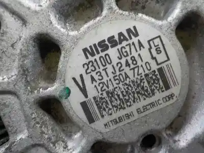 Piesă de schimb auto la mâna a doua alternator pentru renault koleos 2.0 dci diesel fap referințe oem iam   23100jg71a a3tj2481 150a mitsubishi