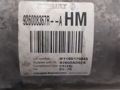 Автозапчастина б/у компресор кондиционера для dacia dokker express furgoneta/monovolumen 1.6 посилання на oem iam   926008367r