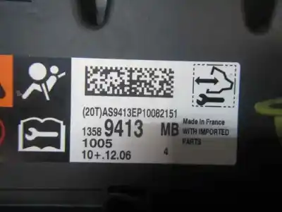 Автозапчасти б/у блок управления подушками безопасности за opel astra j lim. 1.4 16v turbo (bivalent. gasolina / lpg) ссылки oem iam 13599653  13589413
