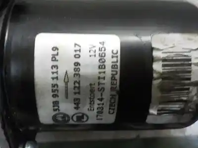 Peça sobressalente para automóvel em segunda mão motor do limpa para brisas por skoda spaceback (5h) 1.6 tdi dpf referências oem iam 5jb955113 443122389017 5jb955113