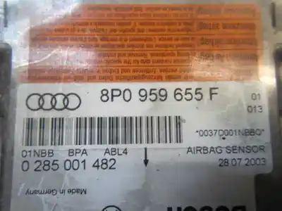 Автозапчастина б/у блок управління подушками безпеки для audi a3 (8p) 1.9 tdi ambiente посилання на oem iam 8p0959655d  8p0959655f