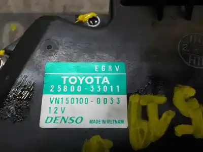 Pezzo di ricambio per auto di seconda mano valvola egr per toyota yaris 1.4 turbodiesel cat riferimenti oem iam 2580033011 vn1501000033 2580033011