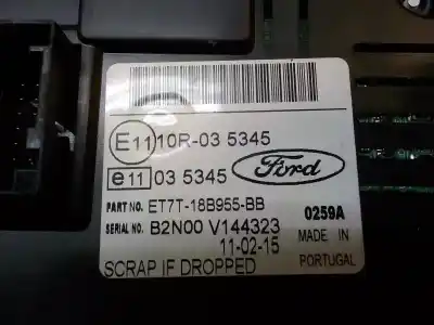 Second-hand car spare part multifunction display for ford fiesta (ccn) trend oem iam references   