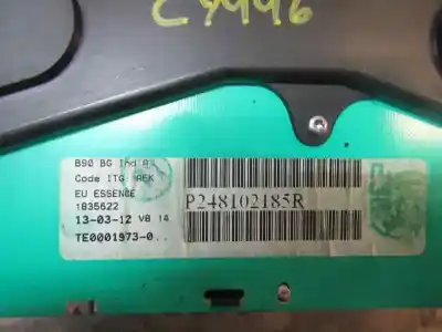 Second-hand car spare part dashboard for dacia sandero ii 1.2 oem iam references 248101844r  p248102185r