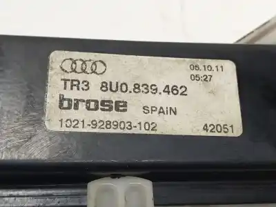 Автозапчасти б/у задний правый стеклорегулятор за audi q3 (8ub, 8ug) 2.0 tdi quattro ссылки oem iam 8u0839462  8u0839462
