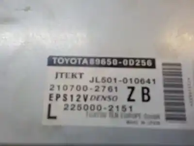 Second-hand car spare part electronic module for toyota yaris 1.0 cat oem iam references 896500d256 2250002151 896500d256