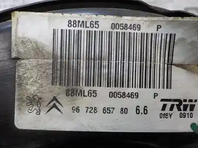 Second-hand car spare part brake servo for citroen c3 picasso (sh_) 1.4 vti 95 oem iam references 4535cc  9672865780