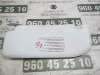 Pezzo di ricambio per auto di seconda mano parasole destro per peugeot 208 i (ca_, cc_) 1.4 hdi riferimenti oem iam 16079192pr