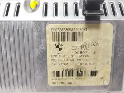 Second-hand car spare part multifunction display for bmw x5 (e70) 3.0 d oem iam references 65509194064 91906403 