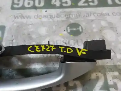 Peça sobressalente para automóvel em segunda mão puxador exterior traseiro direito por ford fiesta (cb1) 1.4 tdci cat referências oem iam 1757131  