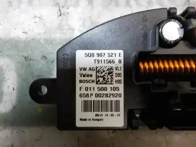 Автозапчасти б/у сопротивление нагреву за seat leon (5f1) 1.6 tdi ссылки oem iam 5q0907521e f011500105 5q0907521e