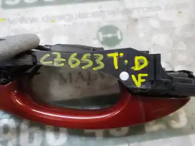 Автозапчастина б/у завнішня ручка задня права для seat leon (5f1) 1.6 tdi посилання на oem iam 5g0837206ngru  