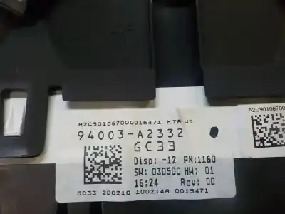 Peça sobressalente para automóvel em segunda mão quadrante por kia cee´´d 1.4 crdi cat referências oem iam   