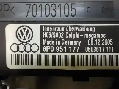 Pezzo di ricambio per auto di seconda mano lampada interna per audi a3 sportback (8p) 2.0 tdi ambiente riferimenti oem iam 8p0947135d9nq  8p0951177