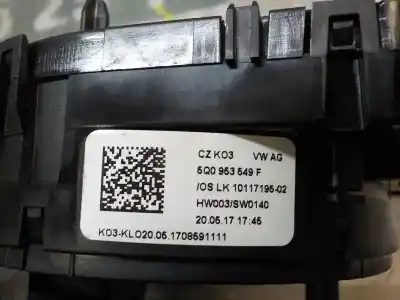 Автозапчасти б/у кольцо подушки безопасности за seat leon st (5f8) 1.6 tdi ссылки oem iam 5q0953549e  5q0953549f