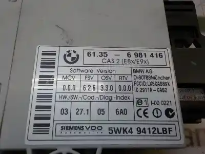 Автозапчасти б/у электронный модуль за bmw serie 1 berlina (e81/e87) 118d ссылки oem iam 61359395657 5wk49412lbf 613569814161