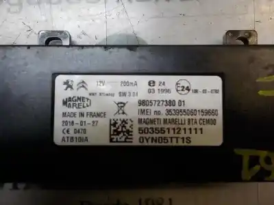 Peça sobressalente para automóvel em segunda mão módulo eletrônico por citroen c-zero seduction referências oem iam   