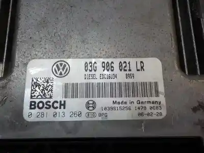 Автозапчасти б/у блок управления двигателем за volkswagen passat variant (3c5) 1.9 tdi ссылки oem iam 03g906021dp 0281013260 03g906021lr