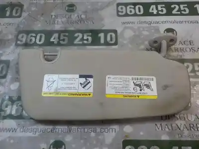 Peça sobressalente para automóvel em segunda mão para-sol direito por jeep compass (2008-2011) 2.2 crdi referências oem iam 1fa12hdaaa  