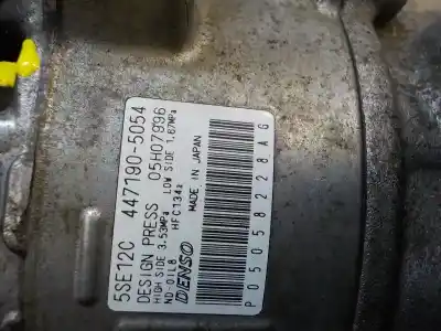 Second-hand car spare part air conditioning compressor for jeep compass 2.4 16v cat oem iam references   