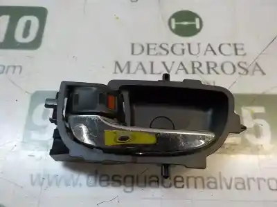 Автозапчастина б/у ліва задня внутрішня ручка для toyota yaris (ksp9/scp9/nlp9) 1.4 turbodiesel cat посилання на oem iam 692060d280c0